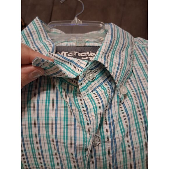 Wrangler 20X Competition Button Down Shirt Performance Rustic Western Men Sz 2XT - Picture 6 of 8